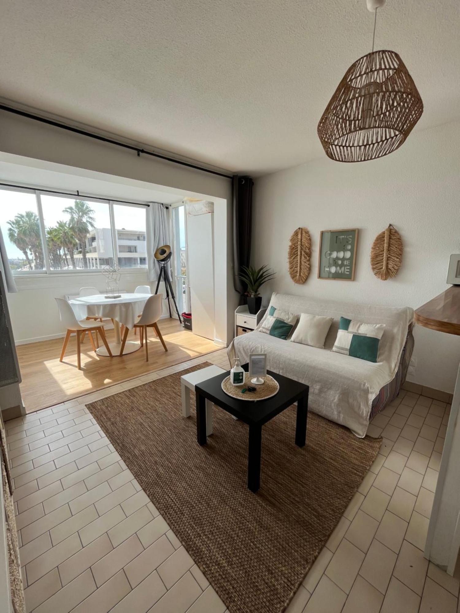 T2 Vue Panoramique Sur Mer Quartier Des Quilles Sète Exterior foto